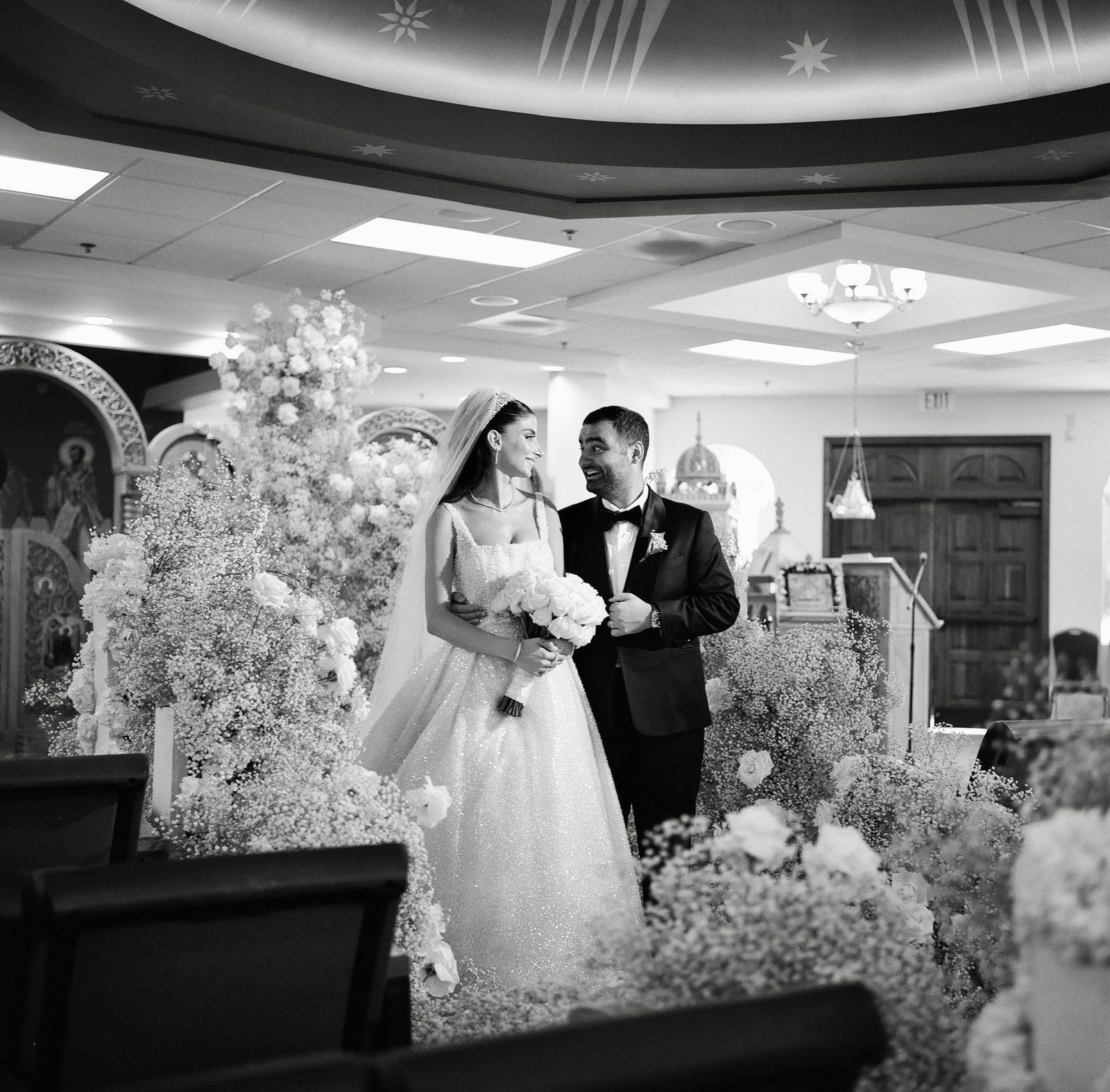 Simon + Stephanie wedding in Los Angeles photographed on medium format film by Samir Faza