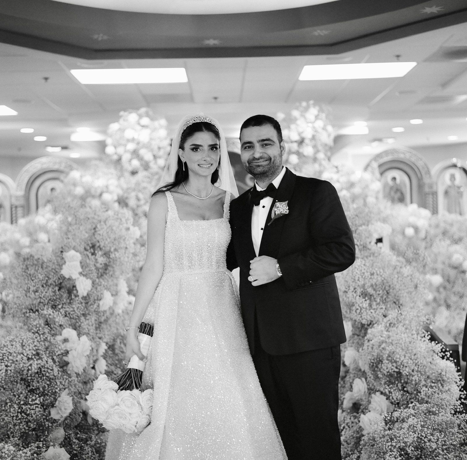 A church wedding — film wedding photography by Samir Faza, Los Angeles — August 2025